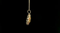 2.00 Ct Oval Tourmaline 14K Gold Pendant