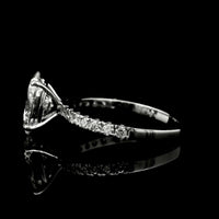 2.36 Carats Lab Grown Diamond 950 Platinum Ring