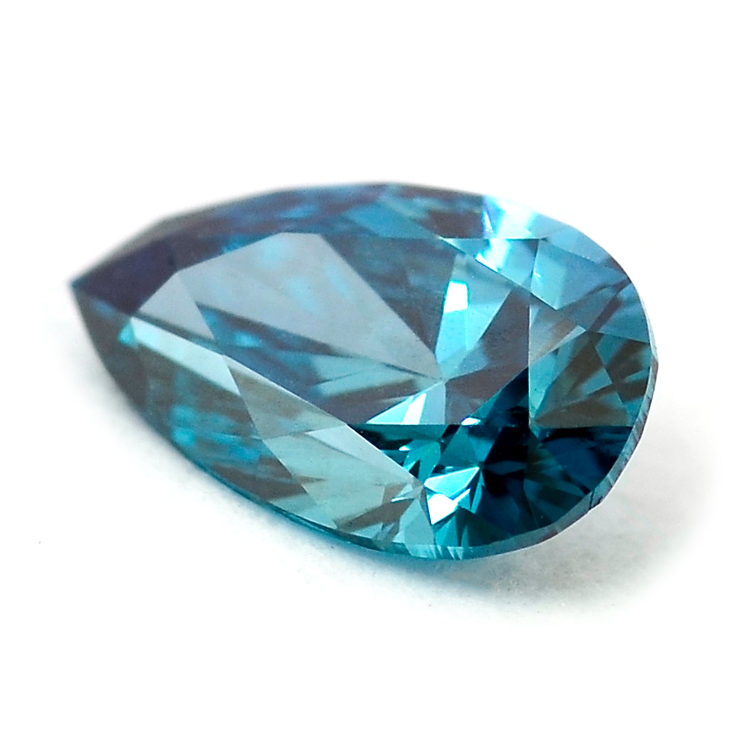 0.36 Blue Diamond Pear Loose Diamond