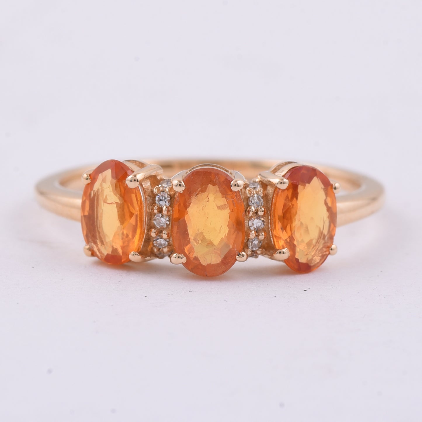 1.57 Ct Oval Natural Yellow Sapphire 14K Gold Ring