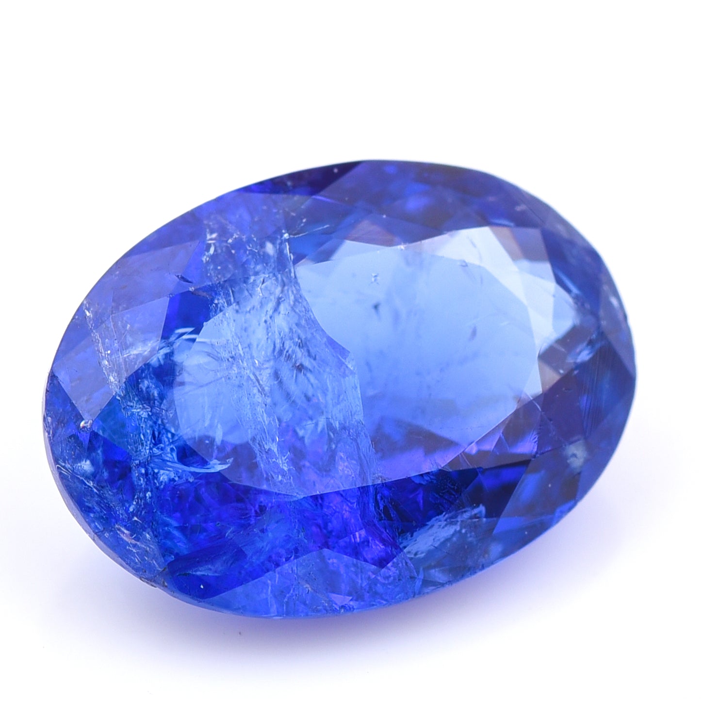 7.14 Natural Zoisite Tanzanite Oval Mixed Cut Gemstone