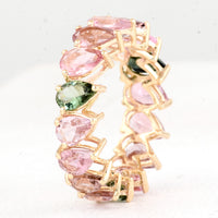 6.03 Ct Natural Tourmalines 14K Gold Ring