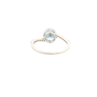 1.74 Carats Blue Lab Grown Diamond 14K Gold Ring