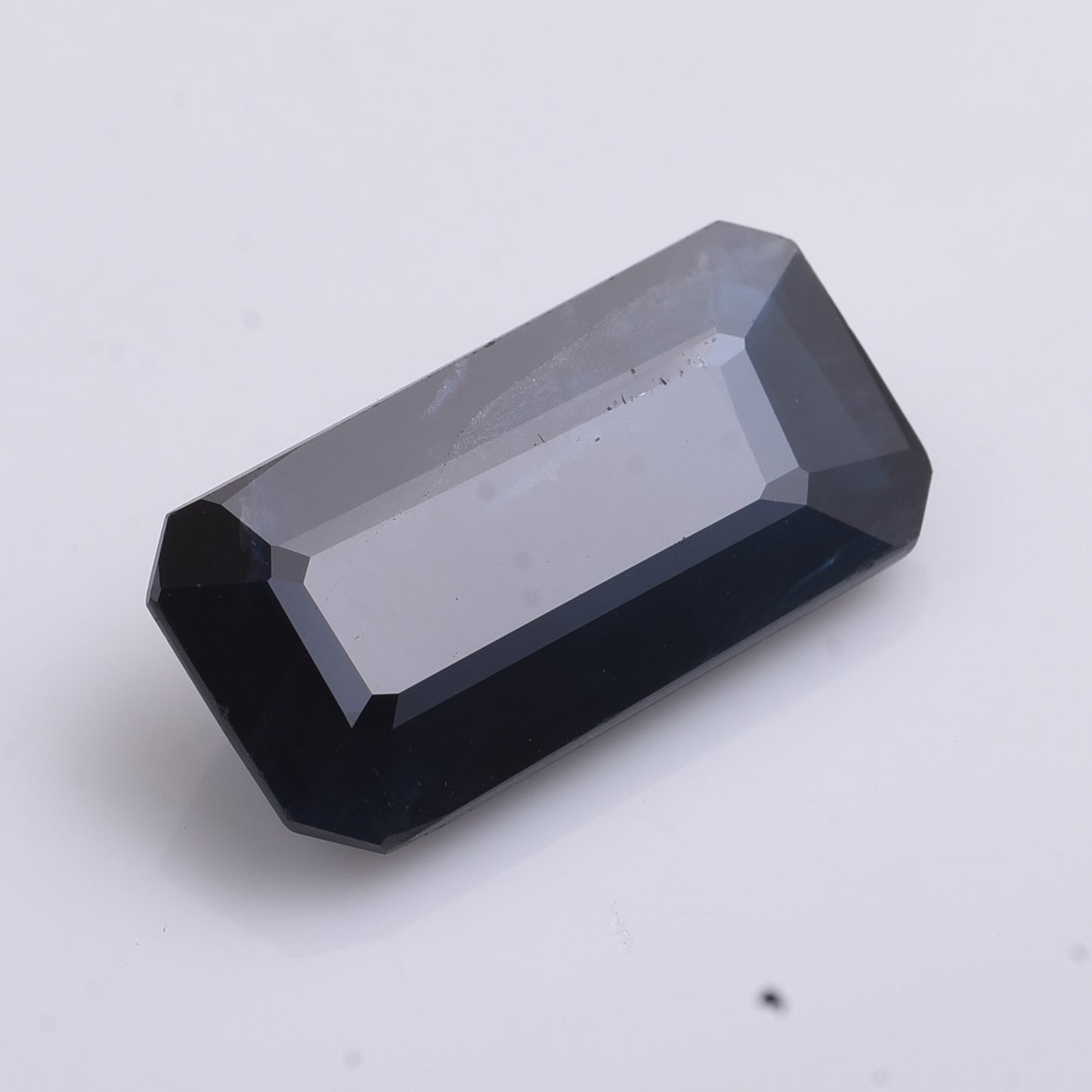 7.19 Natural Corundum Sapphire Emerald Cut Gemstone