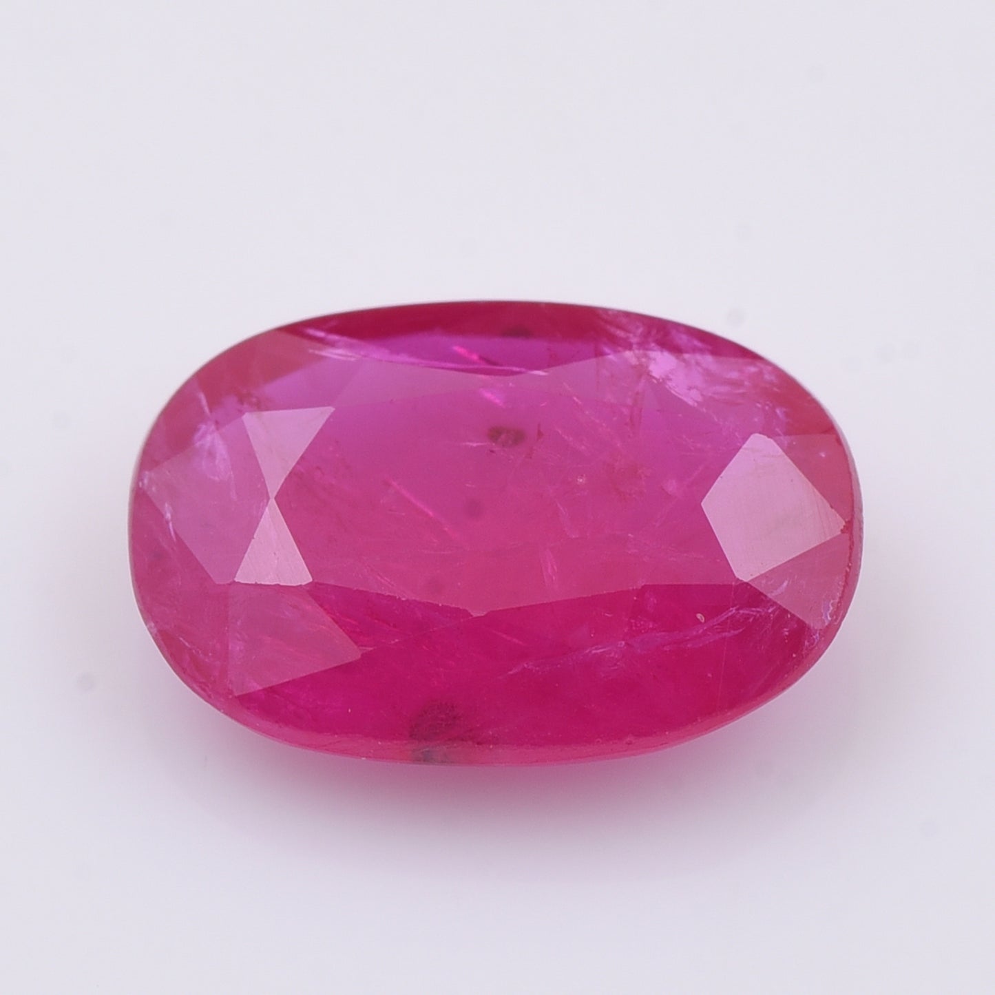 1.93 Natural Corundum Ruby Oval Mixed Cut Gemstone