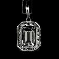 2.63 Carats Lab Grown Diamond 14K Gold Pendant