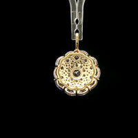 2.01 Ct Round Tanzanite 14K Gold Pendant