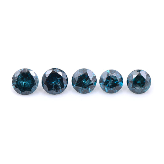 1.04 Blue Diamond Round Loose Diamond