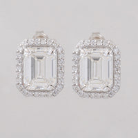 6.41 Carats Lab Grown Diamond 14K Gold Earrings