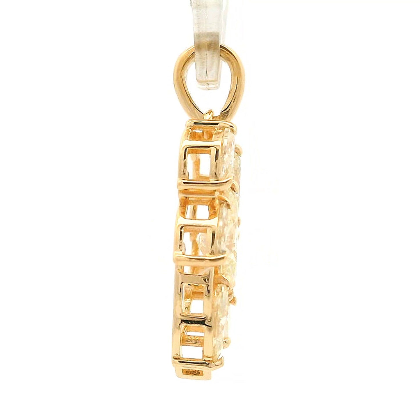 1.19 Ct Marquise Diamond 14K Gold Pendant