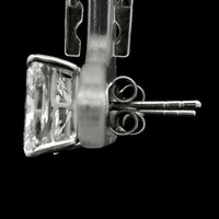 4.08 Carats Lab Grown Diamond 14K Gold Earrings