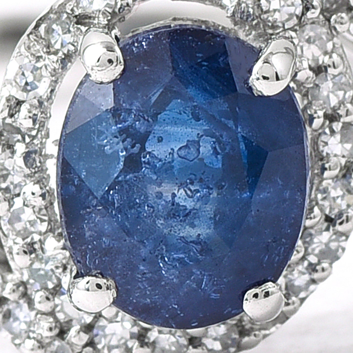2.51 Ct Oval Mixed Cut Natural Sapphire 950 Platinum Ring