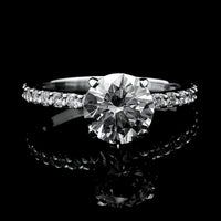 1.93 Carats Lab Grown Diamond 14K Gold Ring