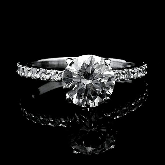 1.93 Carats Lab Grown Diamond 14K Gold Ring