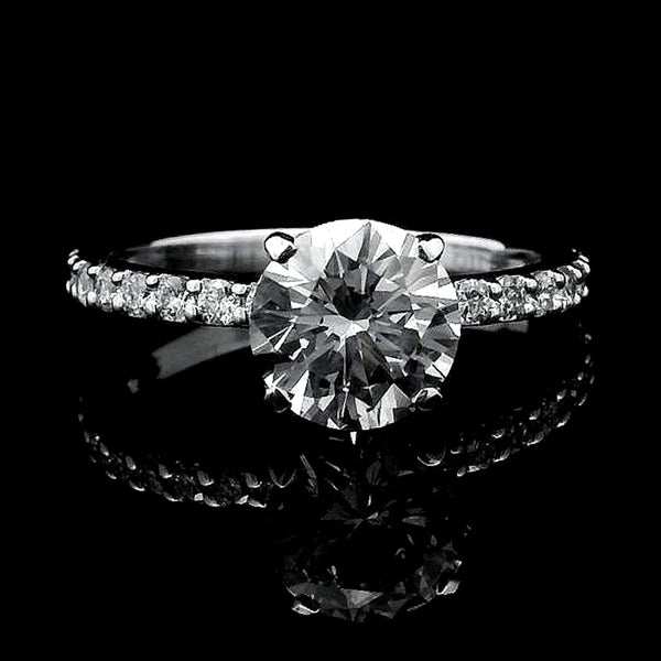 1.93 Carats Lab Grown Diamond 14K Gold Ring