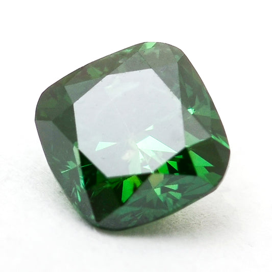0.36 Green Diamond Cushion Loose Diamond