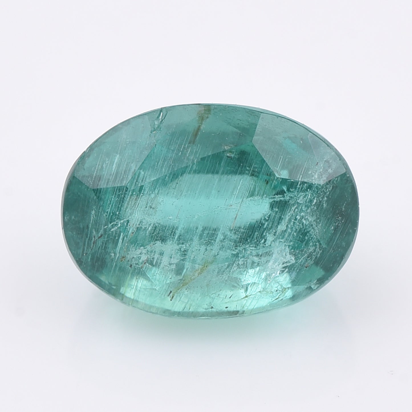 1.6 Natural Beryl Emerald Oval Mixed Cut Gemstone