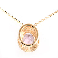 1.17 Ct Oval Tourmaline 14K Gold Pendant