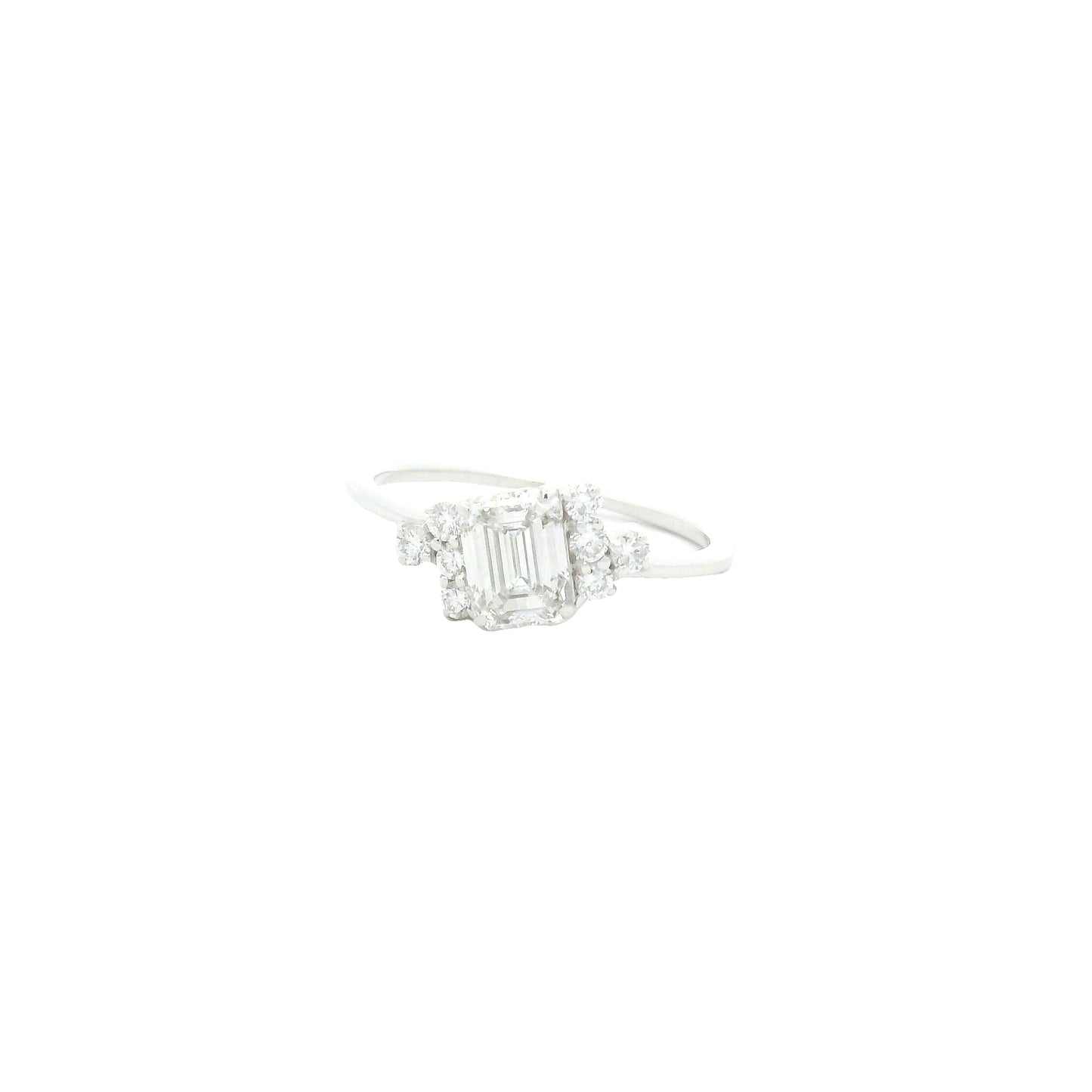 1.30 Carats Lab Grown Diamond 14K Gold Ring