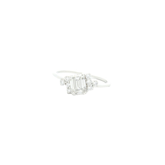 1.30 Carats Lab Grown Diamond 14K Gold Ring