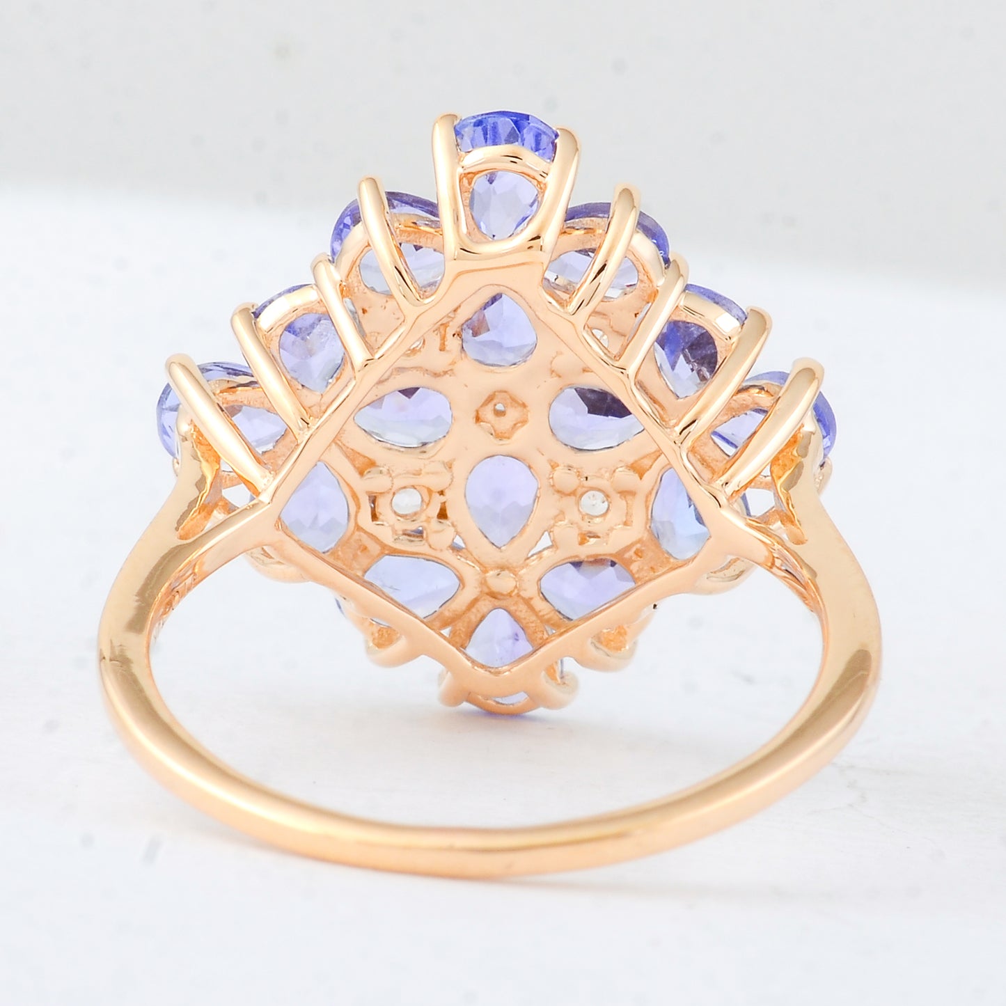 2.25 Ct Pear Tanzanite 14K Gold Ring