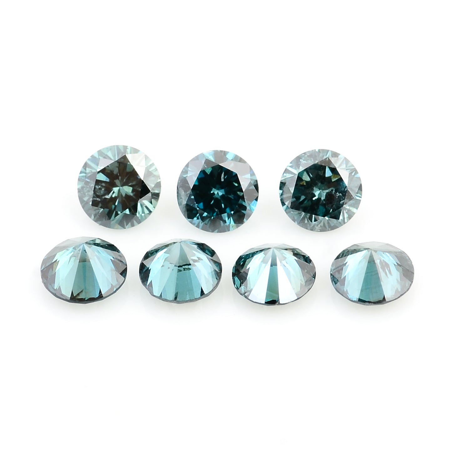 0.62 Blue Diamond Round Loose Gemstone