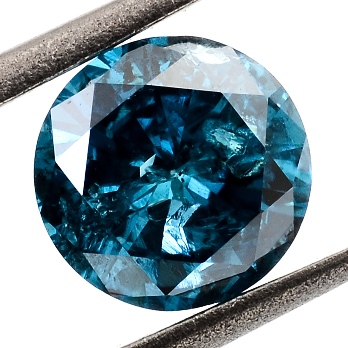 0.31 Blue Diamond Round Loose Gemstone