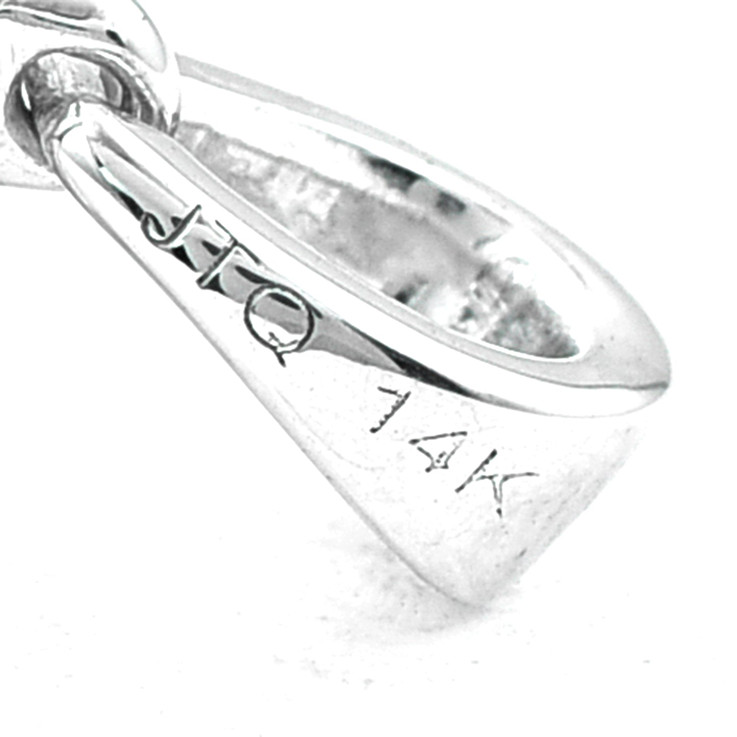 2.47 Carats Lab Grown Diamond 14K Gold Pendant