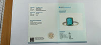 1.71 Ct Octagon Step Cut Natural Emerald 14K Gold Ring