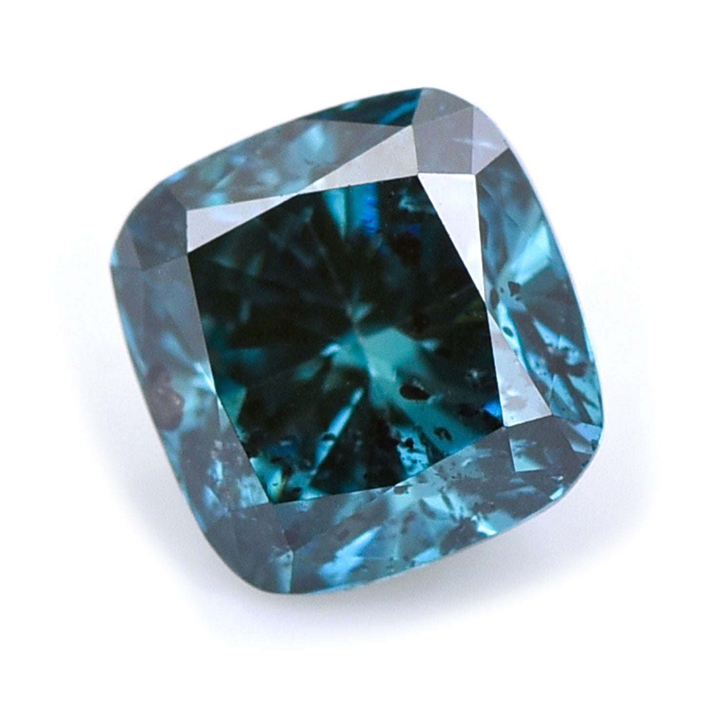 0.32 Blue Diamond Cushion Loose Diamond