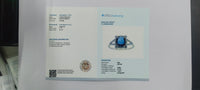 1.49 Ct Cushion Mixed Cut Natural Sapphire 14K Gold Ring