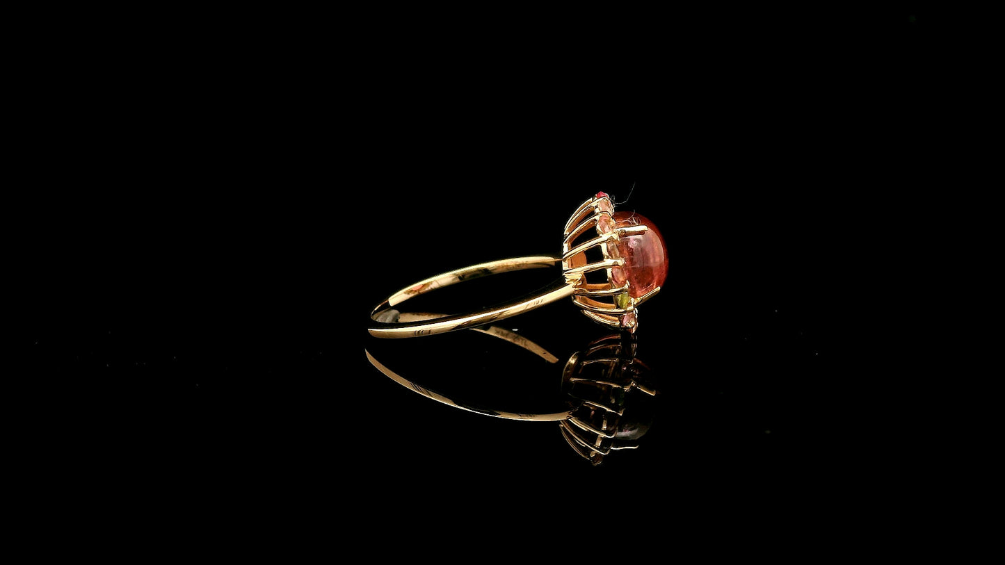 2.84 Carats Tourmaline 14K Gold Ring
