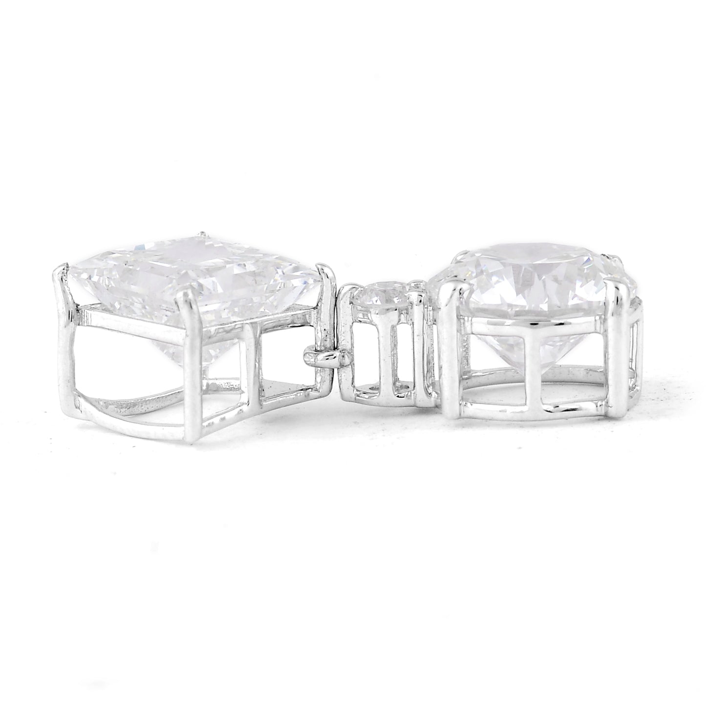 3.54 Carats Lab Grown Diamond 14K Gold Pendant