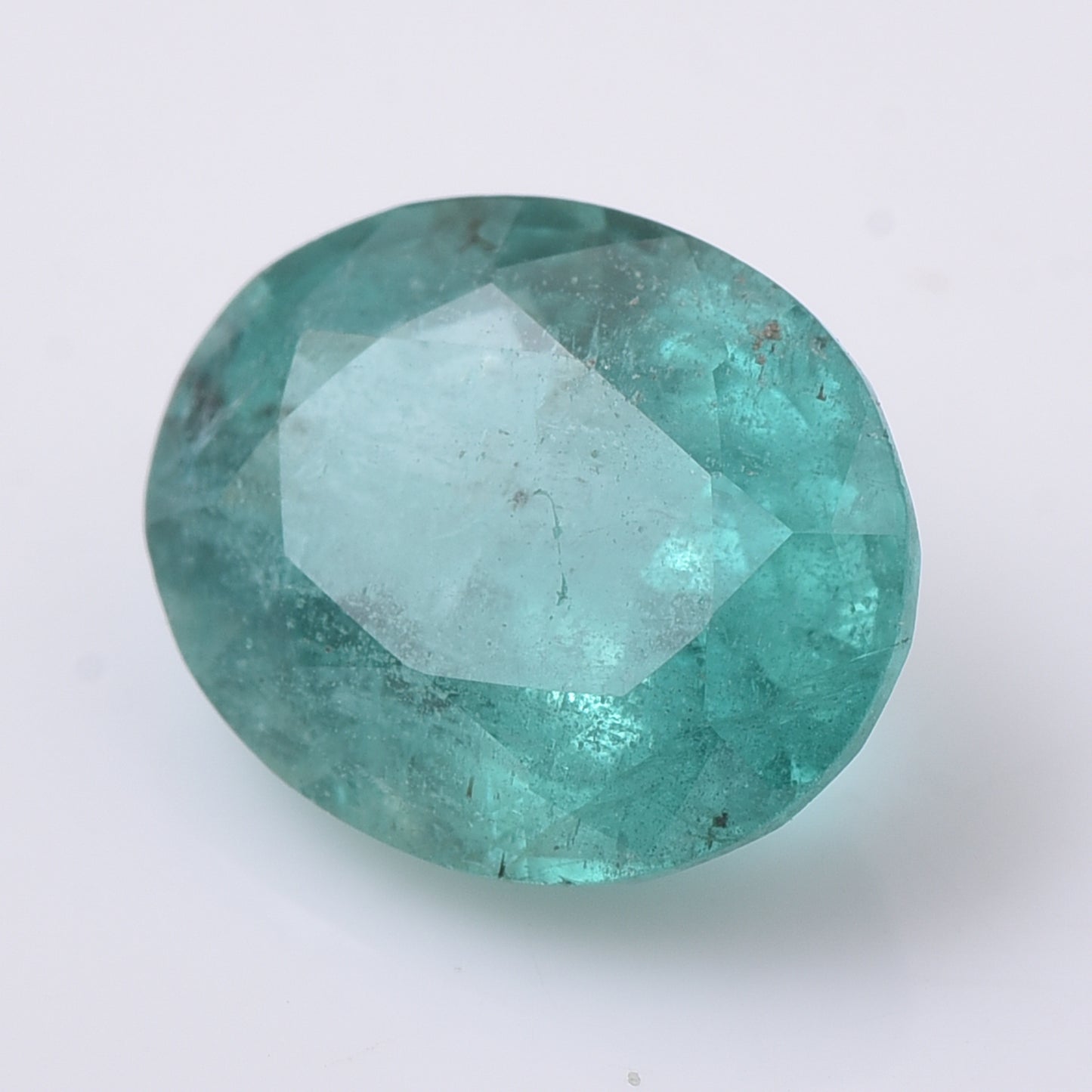 3.05 Natural Beryl Emerald Oval Mixed Cut Gemstone