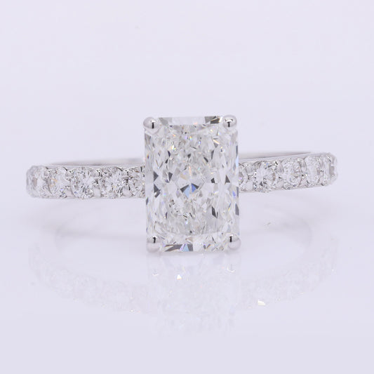2.34 Carats Lab Grown Diamond 14K Gold Ring