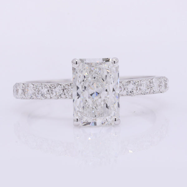 2.34 Carats Lab Grown Diamond 14K Gold Ring