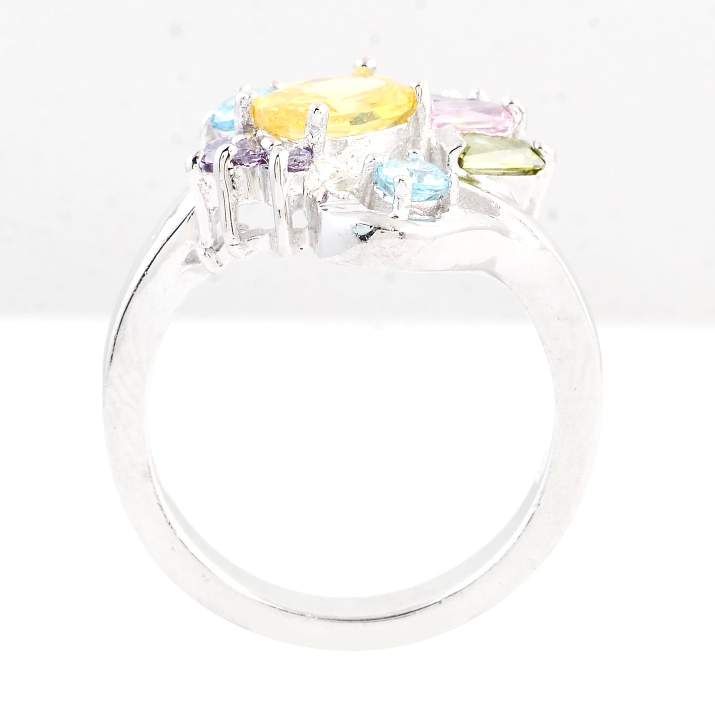 7.08 Ct Cubic Zirconia 925 Sterling Silver Ring