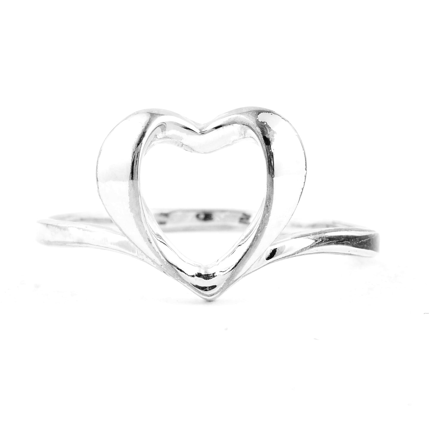 0.00 Ct Plain 925 Sterling Silver Ring