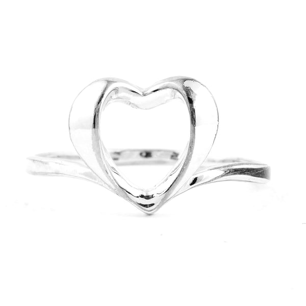 0.00 Ct Plain 925 Sterling Silver Ring