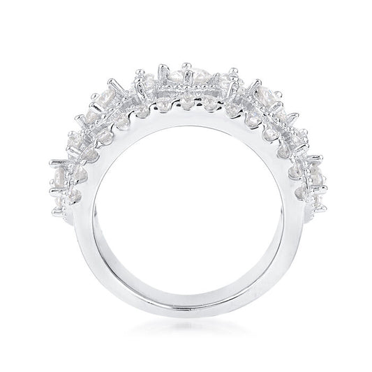 2.49 ct. t.w. Moissanite Ring in Sterling Silver. Size 5