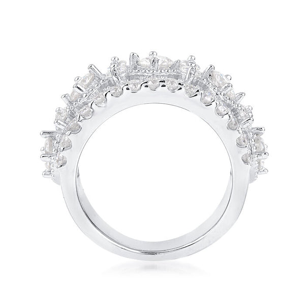 2.49 ct. t.w. Moissanite Ring in Sterling Silver. Size 5