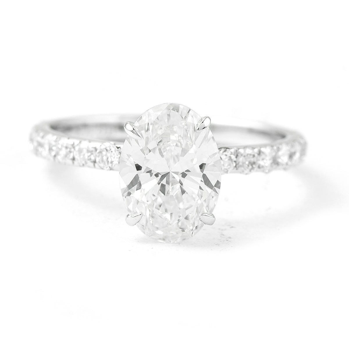 2.50 Carats Lab Grown Diamond 14K Gold Ring