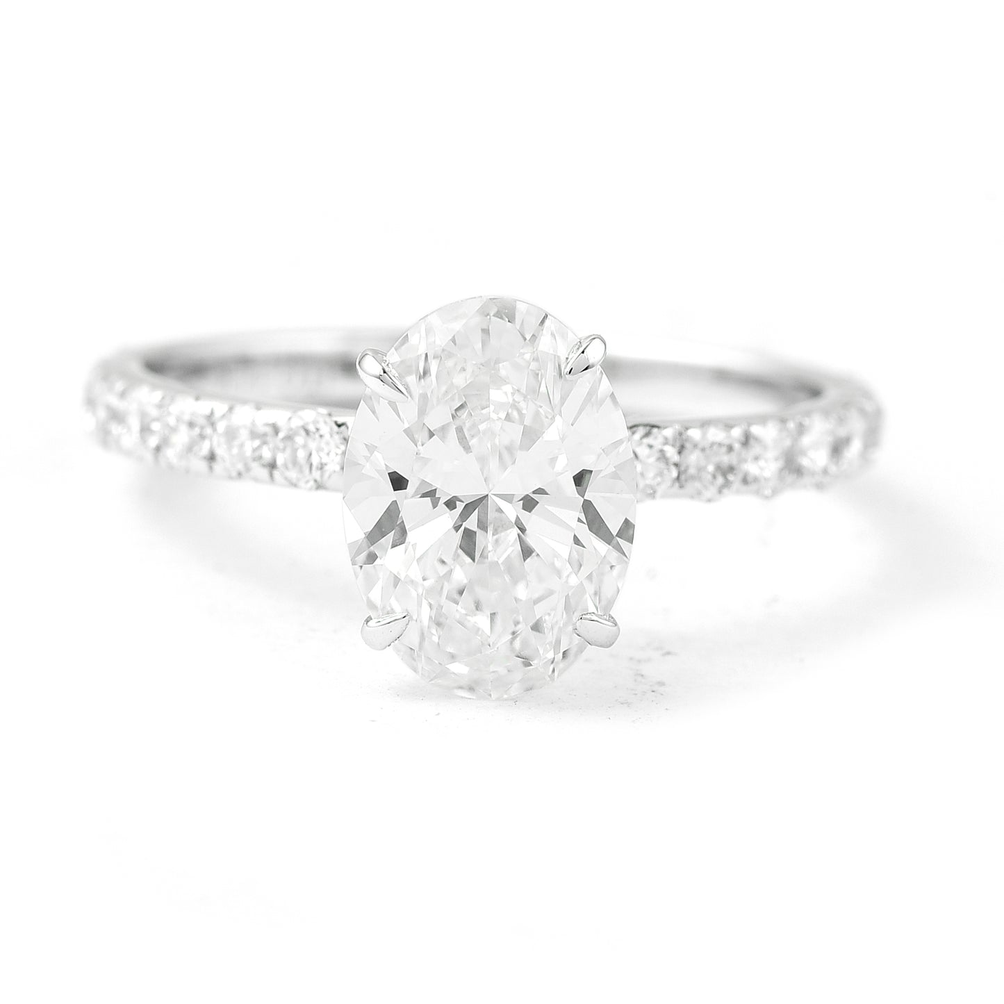 2.50 Carats Lab Grown Diamond 14K Gold Ring