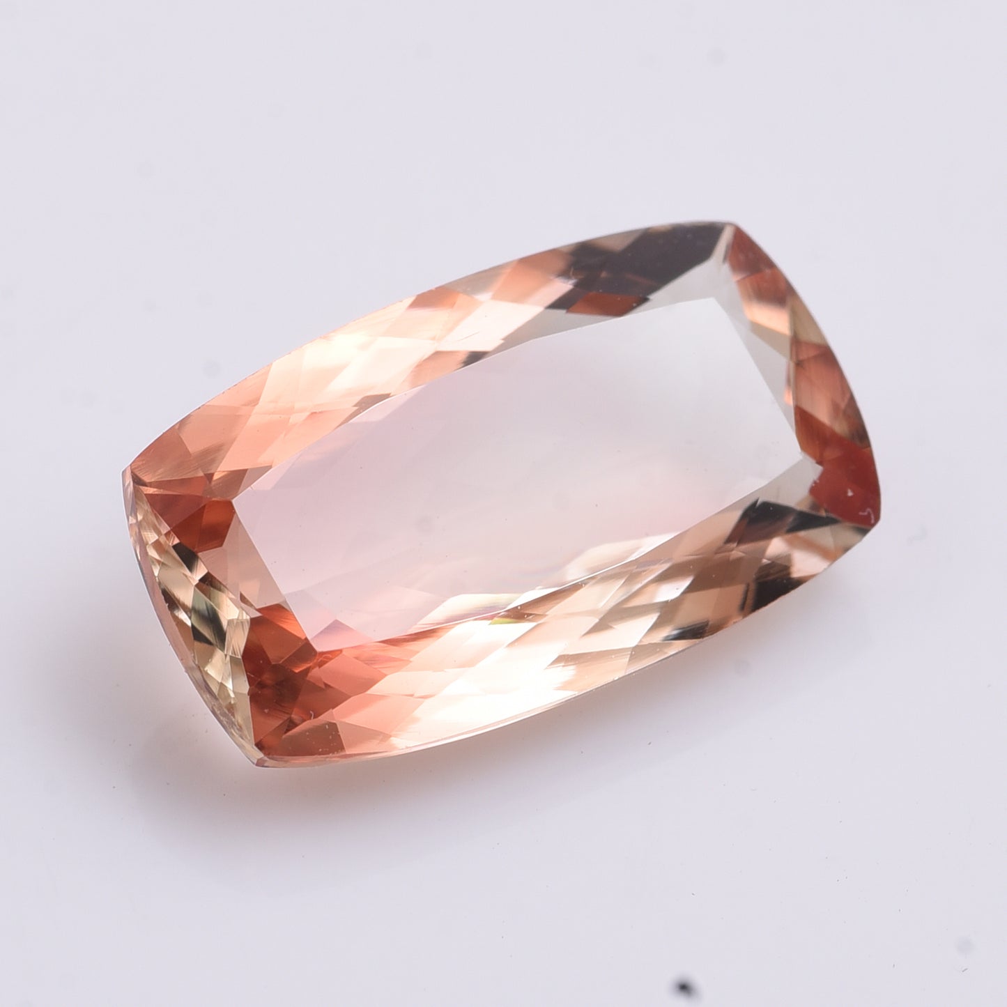 5.11 Natural Plagioclase Feldspar Sunstone Rectangular Cushion Mixed Cut Gemstone