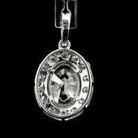 2.83 Carats Lab Grown Diamond 14K Gold Pendant