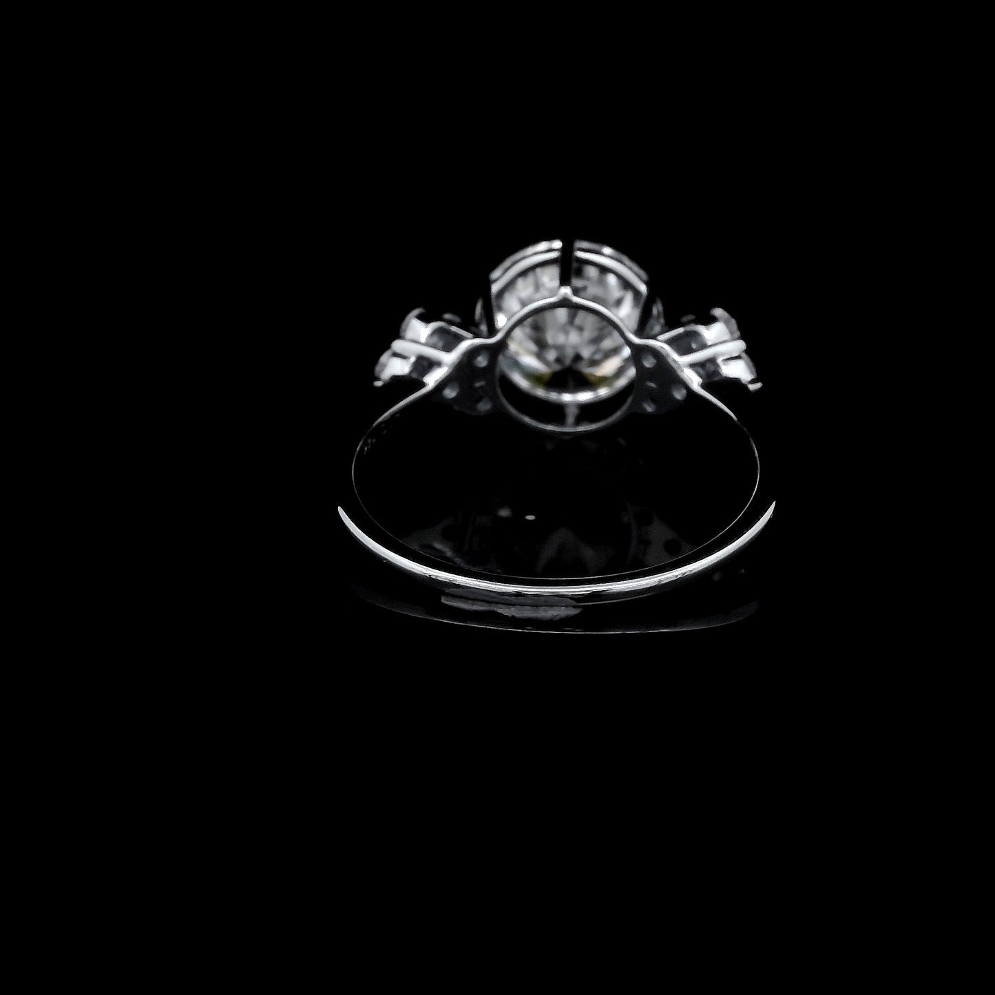 3.21 Ct Round Lab Grown Diamond 14K Gold Ring