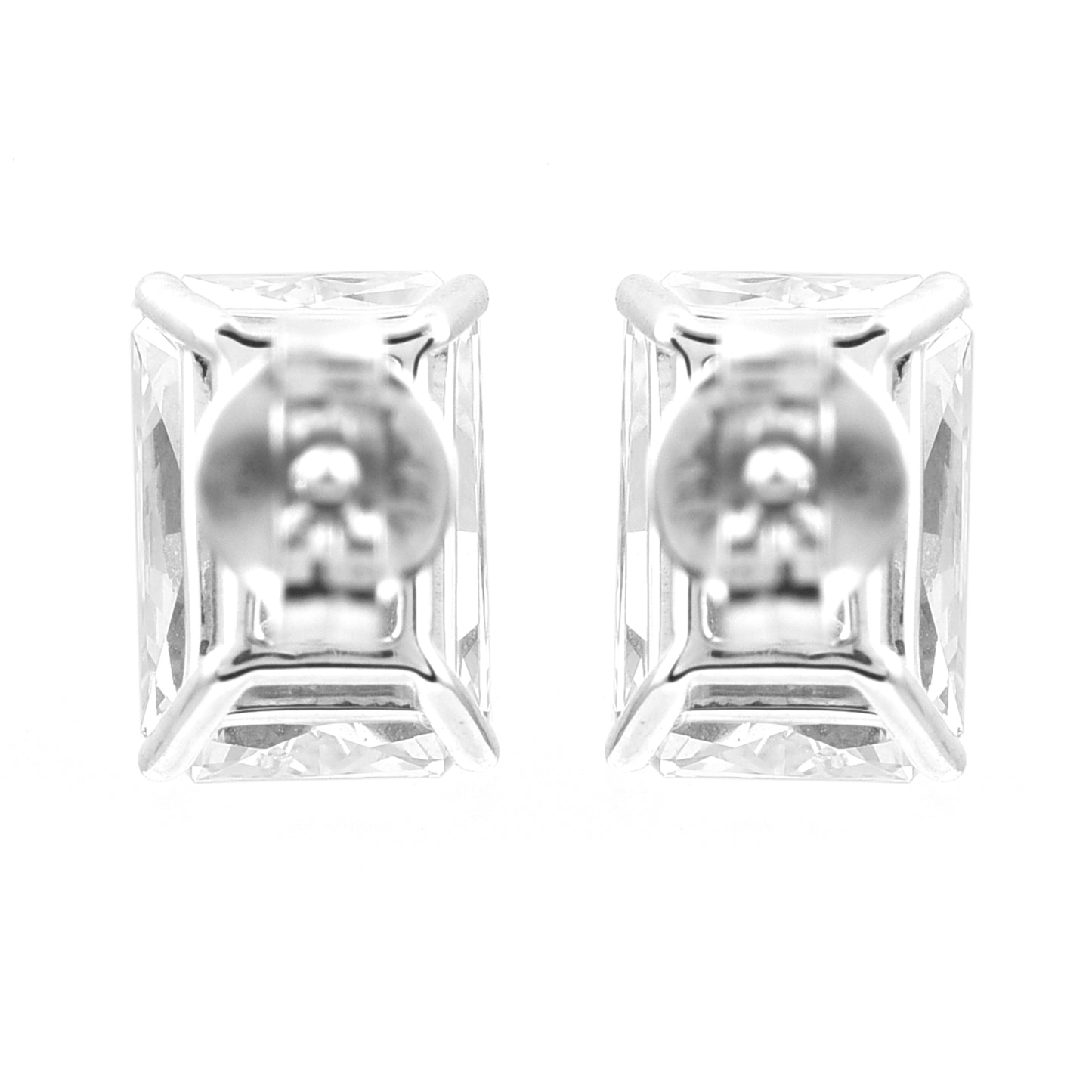 3.72 Carats Lab Grown Diamond 14K Gold Earrings