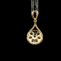 1.32 Ct Round Tanzanite 14K Gold Pendant