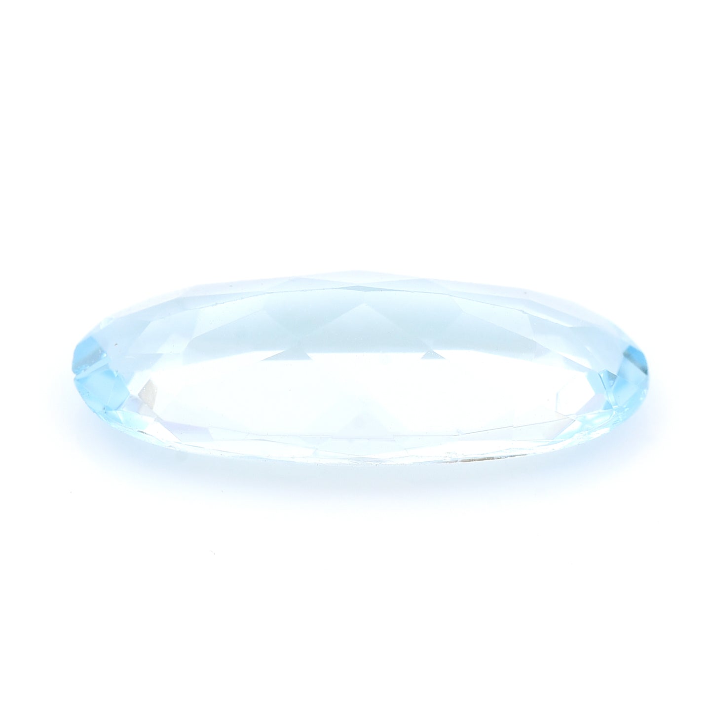 3.9 Natural Beryl Aquamarine Oval Mixed Cut Gemstone