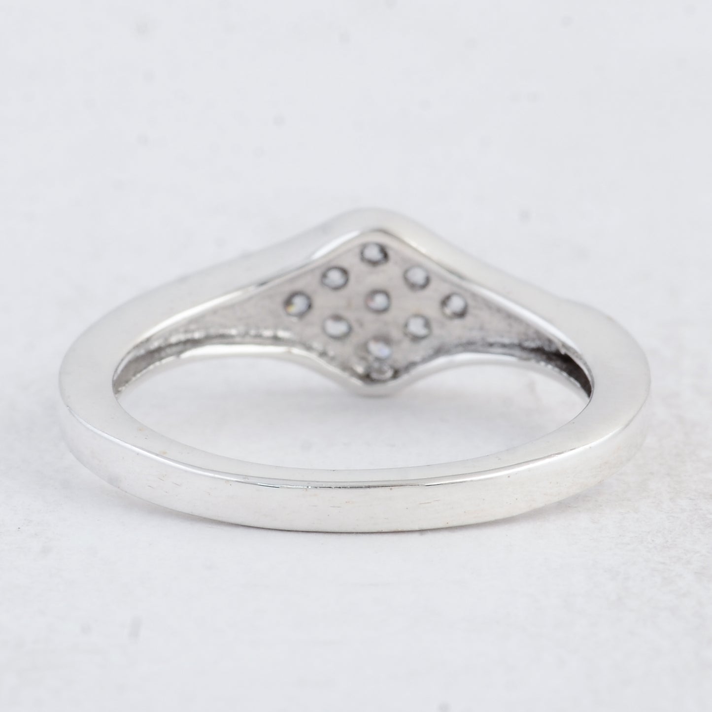 0.49 Ct Round Cubic Zirconia 925 Sterling Silver Ring